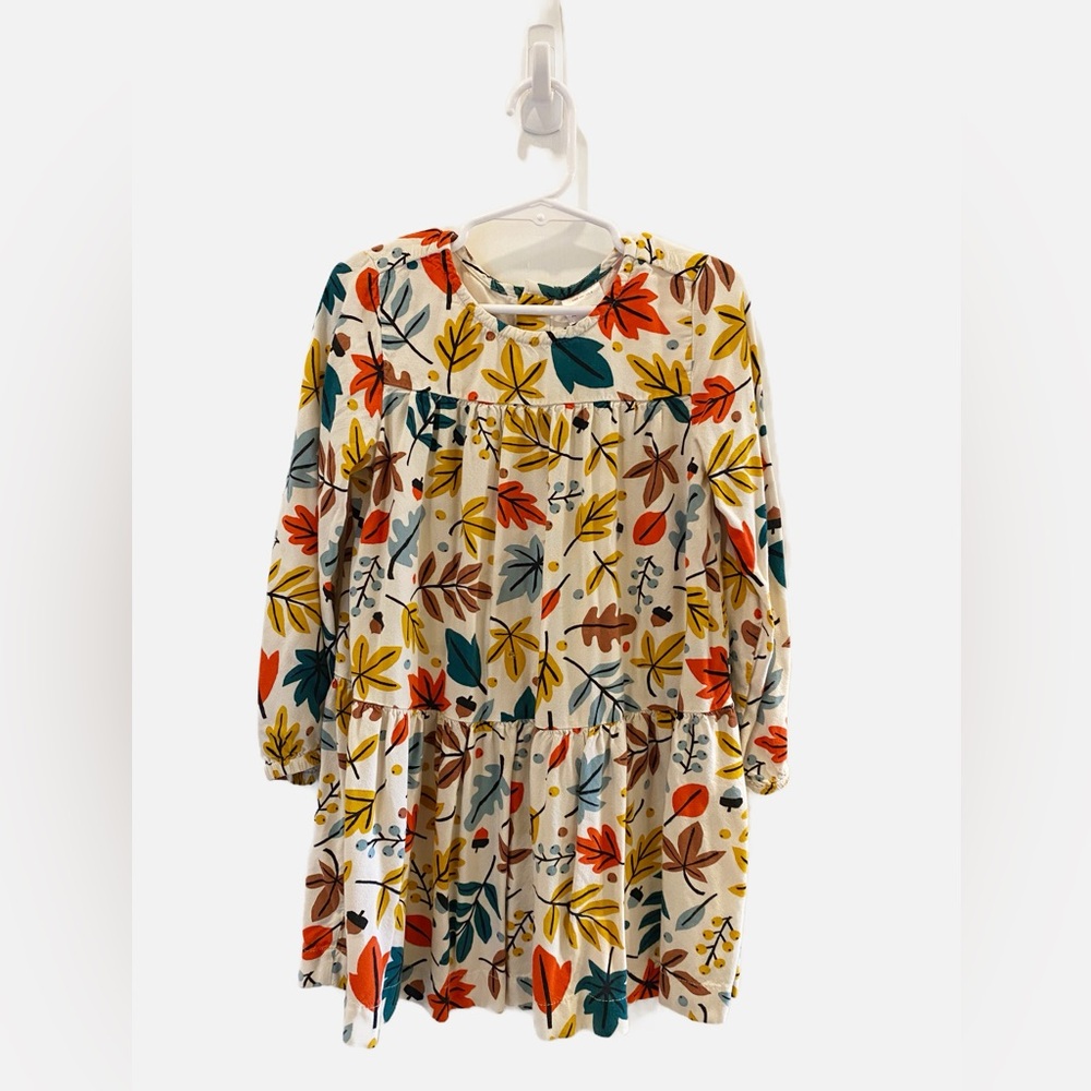 Hanna Andersson Woven Twirl Dress in Fall Foliage - 4T